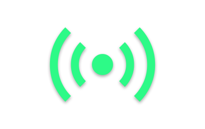 Icon zu Sensor in Neongrün