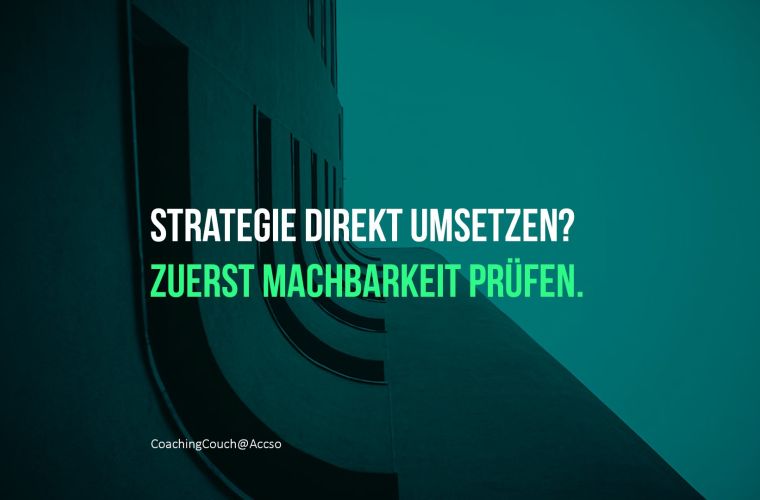 Strategie 3 Reality Check