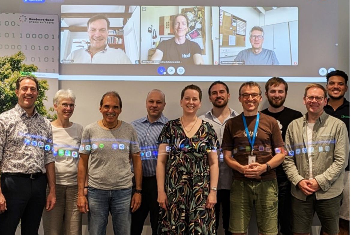 Gruppenfoto vom Green Software Bundesverband.