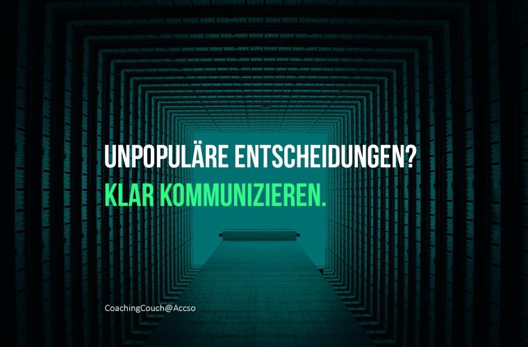 Unpopuläre Entscheidungen