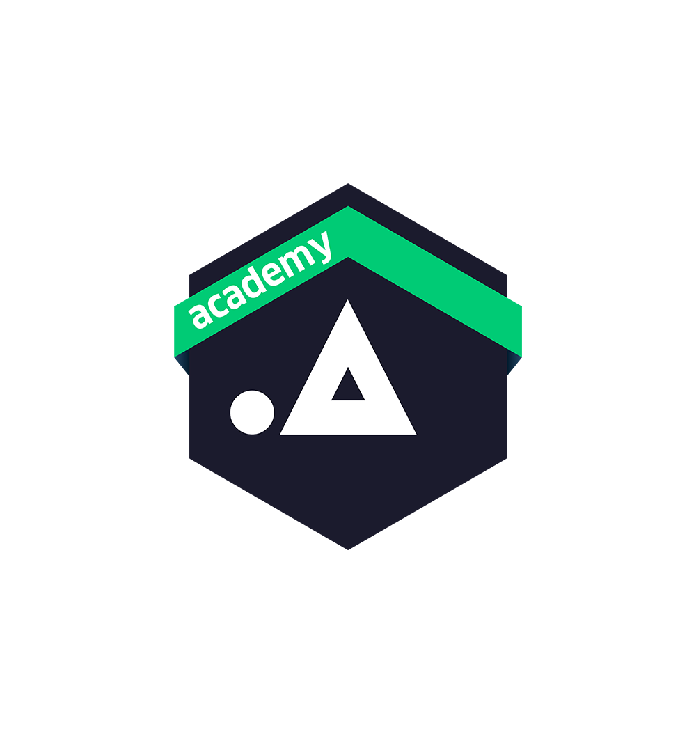 Academy a logo website